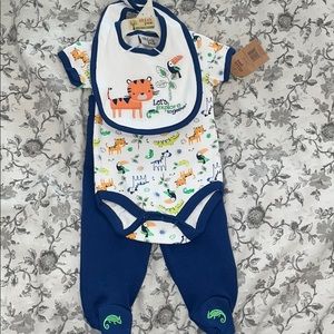 Chick Pea 3 piece Set 3-6M  NWT